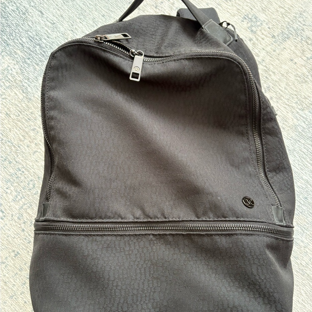 Lululemon City Adventurer Backpack 17L - Stacked Jacquard Black Midnight
